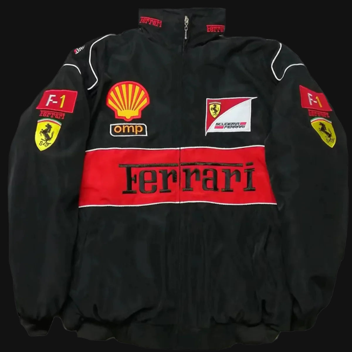 OEM High Quality Soft Casual Vintage Racing F1 Racer Jacket XL Wholesale Custom Quilted Bomber Breathable Retro Style for Unisex