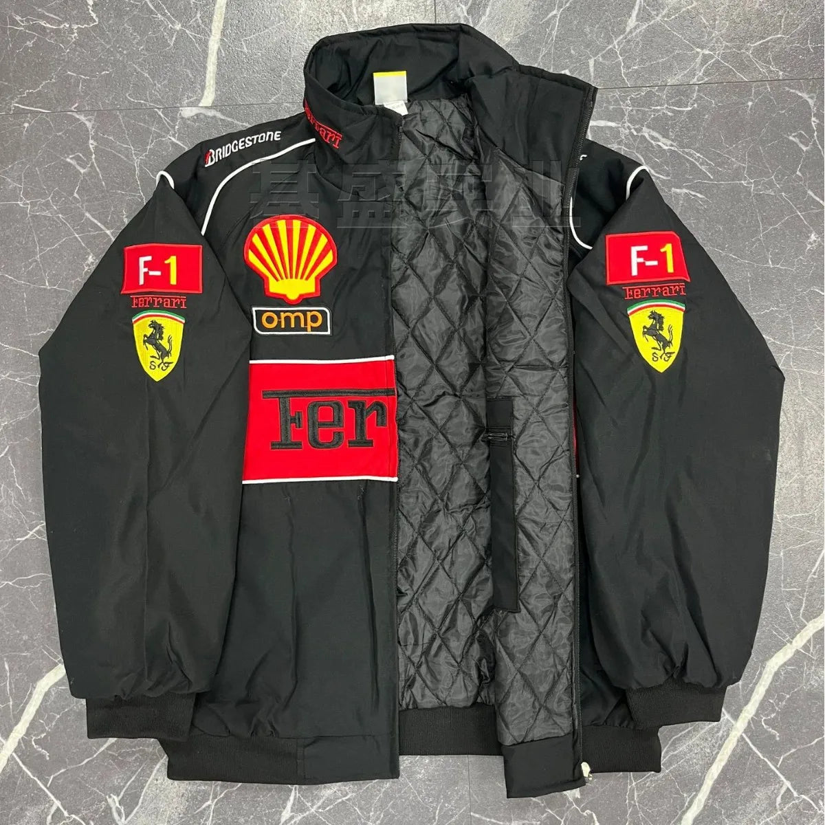 OEM High Quality Soft Casual Vintage Racing F1 Racer Jacket XL Wholesale Custom Quilted Bomber Breathable Retro Style for Unisex