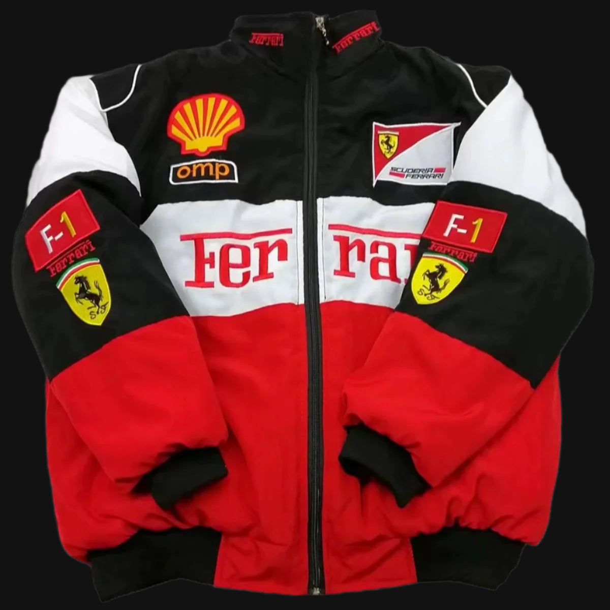 OEM High Quality Soft Casual Vintage Racing F1 Racer Jacket XL Wholesale Custom Quilted Bomber Breathable Retro Style for Unisex