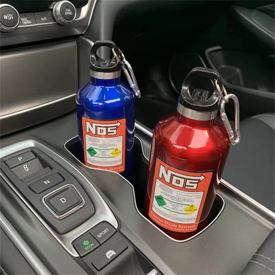 Car Insulation Cup NOS Nitrogen Cylinder Vacuum Stainless Steel Kettle 500Ml High-Capacity Travel Sports Bottle Water Cup 2025