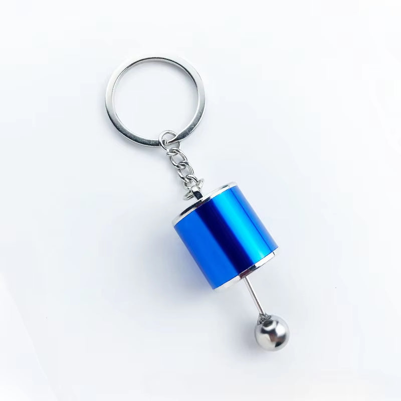 Car Shifter Keyring,Six Speed Manual Transmission Keychain Shifter Gear Keychain Auto Part Model Gearbox Car Key Accessories