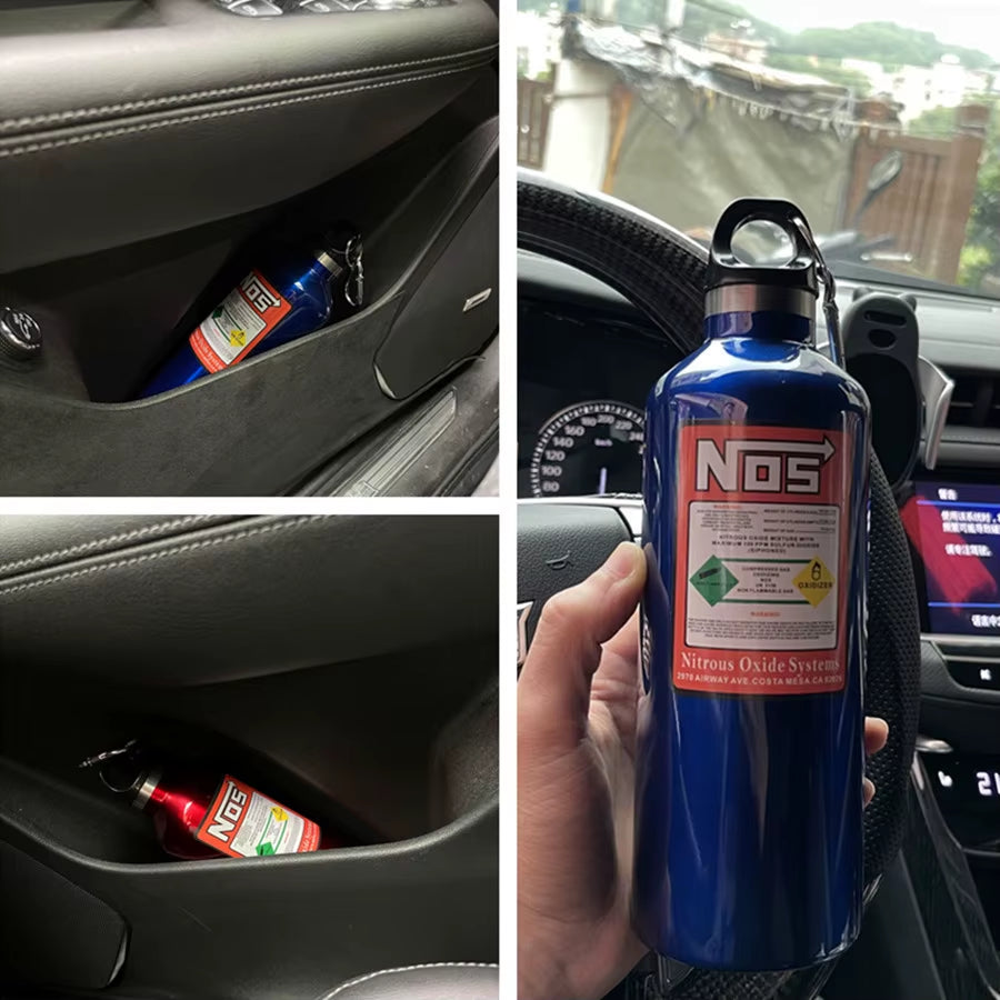 Car Insulation Cup NOS Nitrogen Cylinder Vacuum Stainless Steel Kettle 500Ml High-Capacity Travel Sports Bottle Water Cup 2025